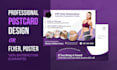 do postcard, flyers, and direct mail eddm postcard design