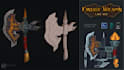 create low poly 3d with hand painted texture
