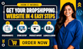 build dropshipping website for passive income