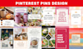 design 100 beautiful custom pins for pinterest