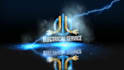 create epic electrical logo animation intro, outro video