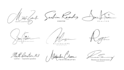 design artistic signature handwritten calligraphy logo