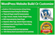 build, install, fix and customize your wordpress website