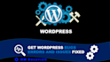 fix wordpress bugs and SEO issues
