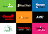 design  awesome flat minimal versatile logo