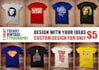 design unique tshirts with your ideas
