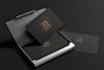 create luxury business card with logo