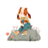 create cute children book illustration, no ai