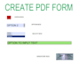 create fillable PDF form