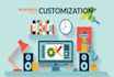 manage products, contents or services of your website