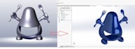 convert stl, obj to stp or igs file