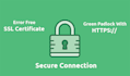 install SSL certificate and configure http to https padlock