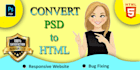 do html,css bug fixing of your website