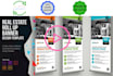 design dynamic ads roll banner for website or blog