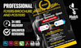design a professional flyer or brochure for your business
