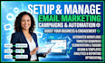 setup and manage email marketing campaigns and automation