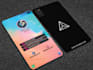 make iphone style business card