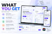 design a modern saas website UI UX in figma