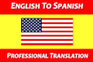 translate and write english text into spanish