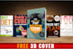 design professional non fiction book cover with bonus