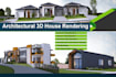 create high end australian facade 3d renders
