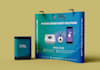 design backdrop,tradeshow booth,retractable banner