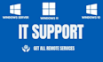 install ms windows servers and services, IT support specialist