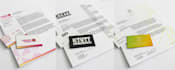 create business card and stationery layout