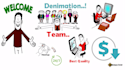 create professional colored whiteboard video
