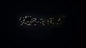 make merry christmas and happy new year lights logo intro