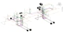 do a plumbing bim model and 2d shop drawing