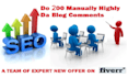 do 200 manually highly da blog comments