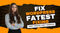 fix wordpress website issues and errors