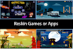 reskin and change layout of your mobile app