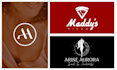 modern minimalist business logo design and brand identity