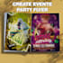 do halloween christmas concert music band hip hop car show club party flyers