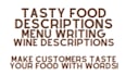 write beautiful descriptions of food and wine
