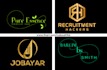 do glitter hair salon eyelash boutique fashion beauty logo