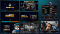 create a custom premium animated full pack overlay for kick twitch youtube