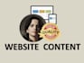 write professional website content