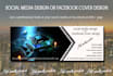 social media design or facebook cover design