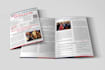 create professional newsletter design, magazine layout, email template