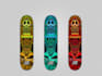 design awesome skateboard with detailed handrawn