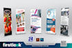 design roll up, retractable banner, pull up or roller banner