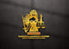 a classic and elegant law firm logo for attorneys