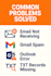 fix email issues like dns, spf, txt, mx records, SMTP and delivery errors