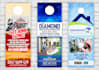 design lawn care, roofing, solar, washing, and cleaning, door hanger