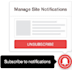 add push notification on your website