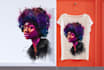 do graphic watercolor t shirt design for you