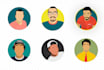 make a flat avatar and portrait in mkbhd style for you